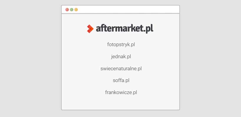 Przykłady wolnych domen na aftermarket.pl